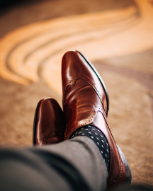 Picture of Men Dark Brown Shoes