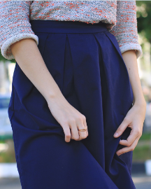 Picture of Women New Blue Skirt